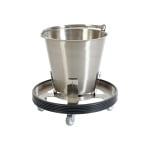 Waste Bucket (Conical – 12 Liters) - Stainless Steel