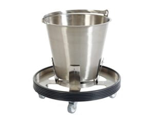 Waste Bucket (Conical – 12 Liters) - Stainless Steel