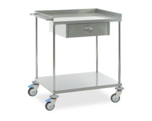 Instrument Trolleys (with Drawers) - Stainless Steel