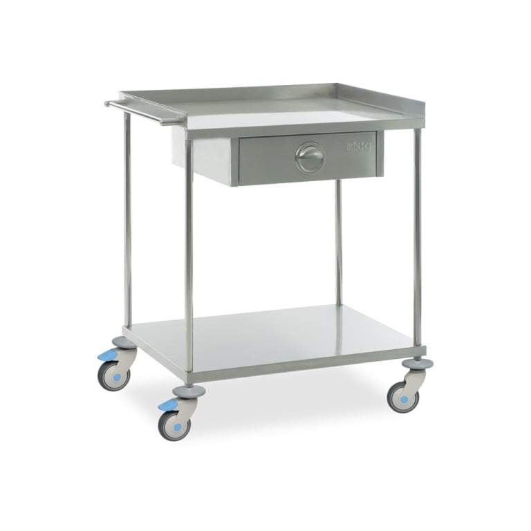 Instrument Trolleys (with Drawers) - Stainless Steel