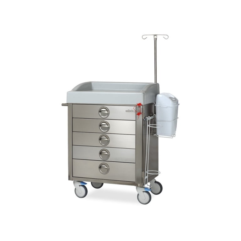 Emergency and Dressing Cart - Instrument Trolley