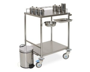 Multi Purpose Dressing Cart - Stainless Steel