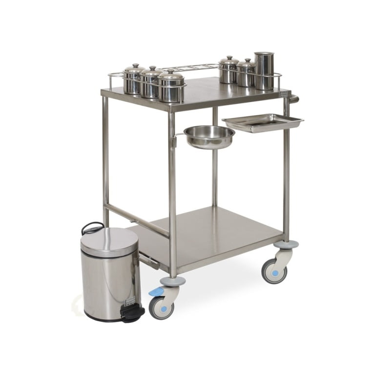 Multi Purpose Dressing Cart - Stainless Steel