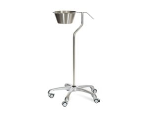 Surgical Trestle Basin with Conical Chamber (Single) - Instrument Trolley