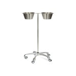 Surgical Trestle Basin with Conical Chamber - Instrument Trolley