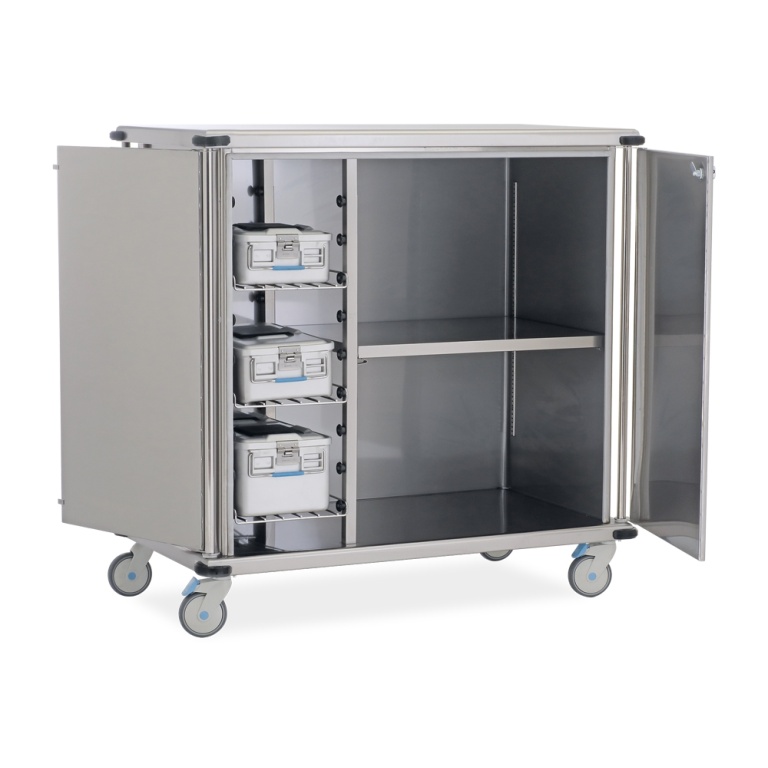 Sterilized Product, Basket and Container Trolley - Instrument Trolley