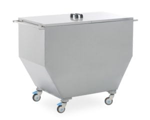 Medical Waste Trolley - Stainless Steel