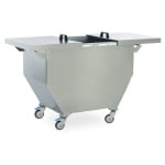 Medical Waste Trolley - Stainless Steel