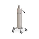 Medical Gas Cylinder Trolley - Stainless Steel