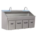 Doctor Hand Washing Unit Double (Mechanic) - Scrub Sinks