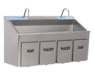 Doctor Hand Washing Unit Double (Mechanic) - Scrub Sinks