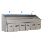 Doctor Hand Washing Unit Triple (Mechanic) - Scrub Sinks