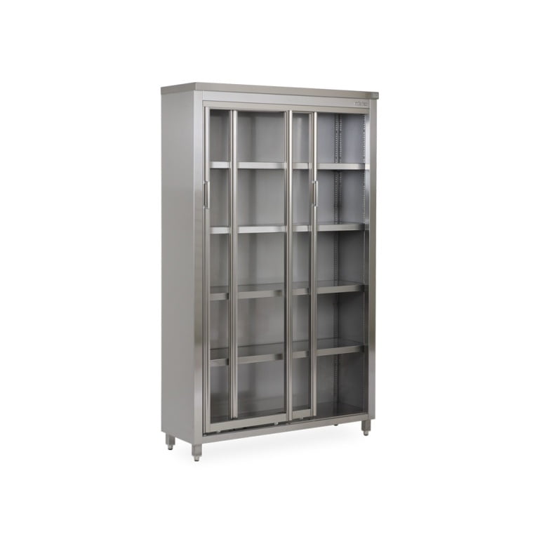Operating Room Cabinet with Sliding Doors - Stainless Steel