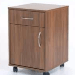 Tara Laminate Bed Side Cabinet - Bedside and Over Bed Table