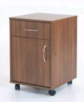 Tara Laminate Bed Side Cabinet - Bedside and Over Bed Table