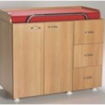 Baby Change Cabinet - Bedside and Over Bed Table