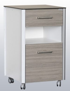 Compact Bed Side Cabinet - Bedside and Over Bed Table