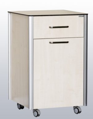 Compact Bed Side Cabinet with minibar - Bedside and Over Bed Table