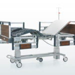 Compact 4 motors column model with weight scale intensive care patient bed - Patient Bed