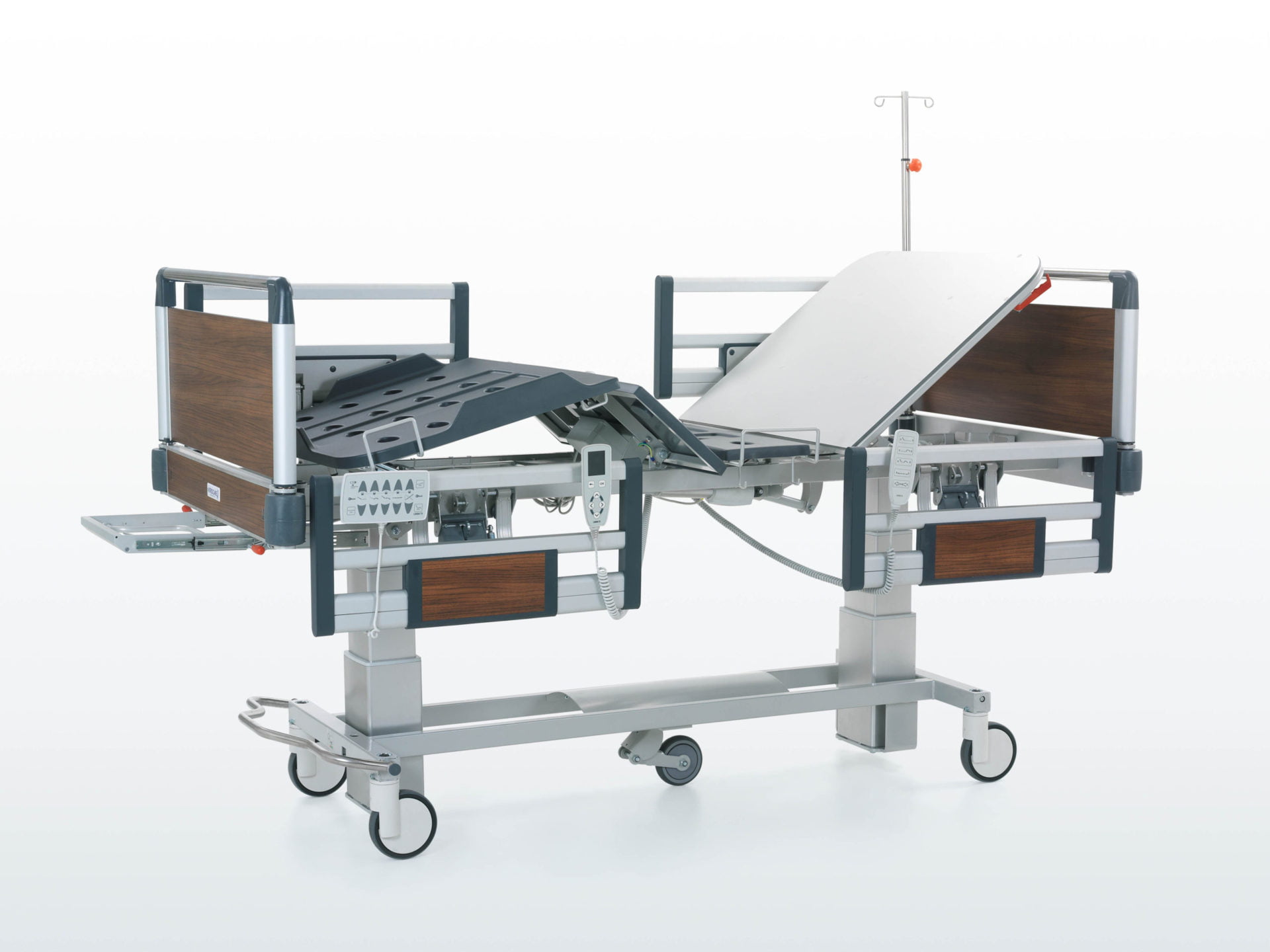 Compact 4 motors column model with weight scale intensive care patient bed - Patient Bed
