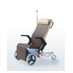 Patient Transport Chair With Height Adjustment - Transfer Trolley